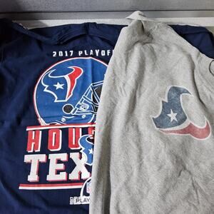 Men's 2XL Shirts Tops Houston Texans Football‎ NFL